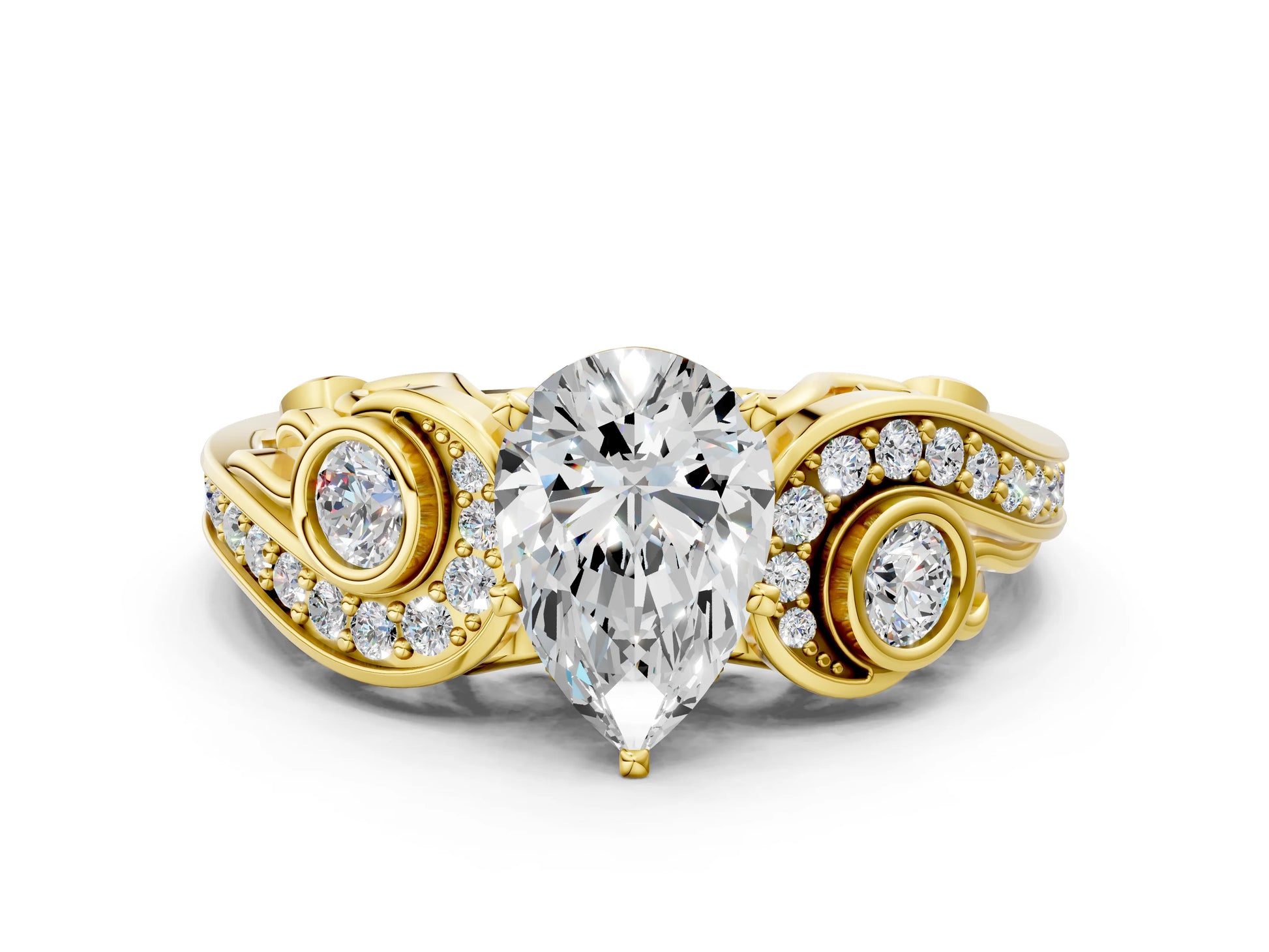 PEAR VINTAGE RING - M&D Signature Jewels