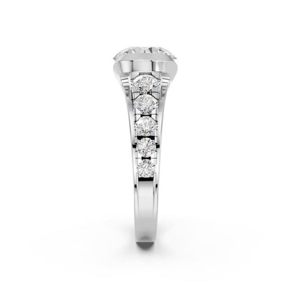 ROUND BEZEL PAVE RING