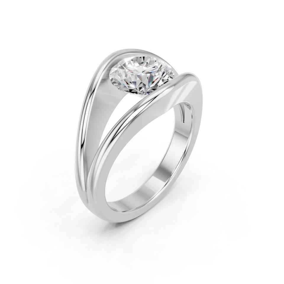 ROUND FANCY BEZEL RING
