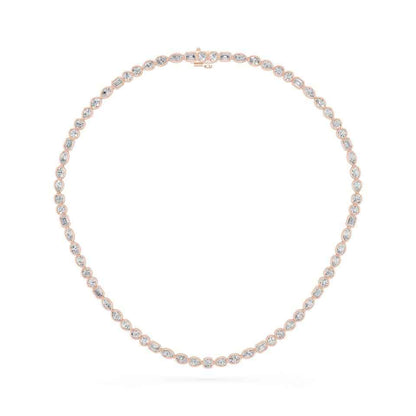 MULTI-SHAPE BEZEL NECKLACE