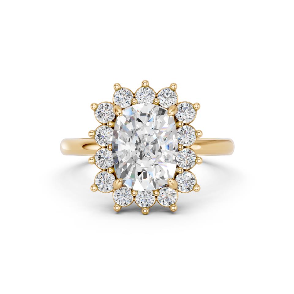 CUSHION HALO RING