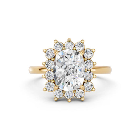 CUSHION HALO RING