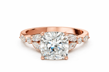 CUSHION NATURE INSPIRED RING - M&D Signature Jewels