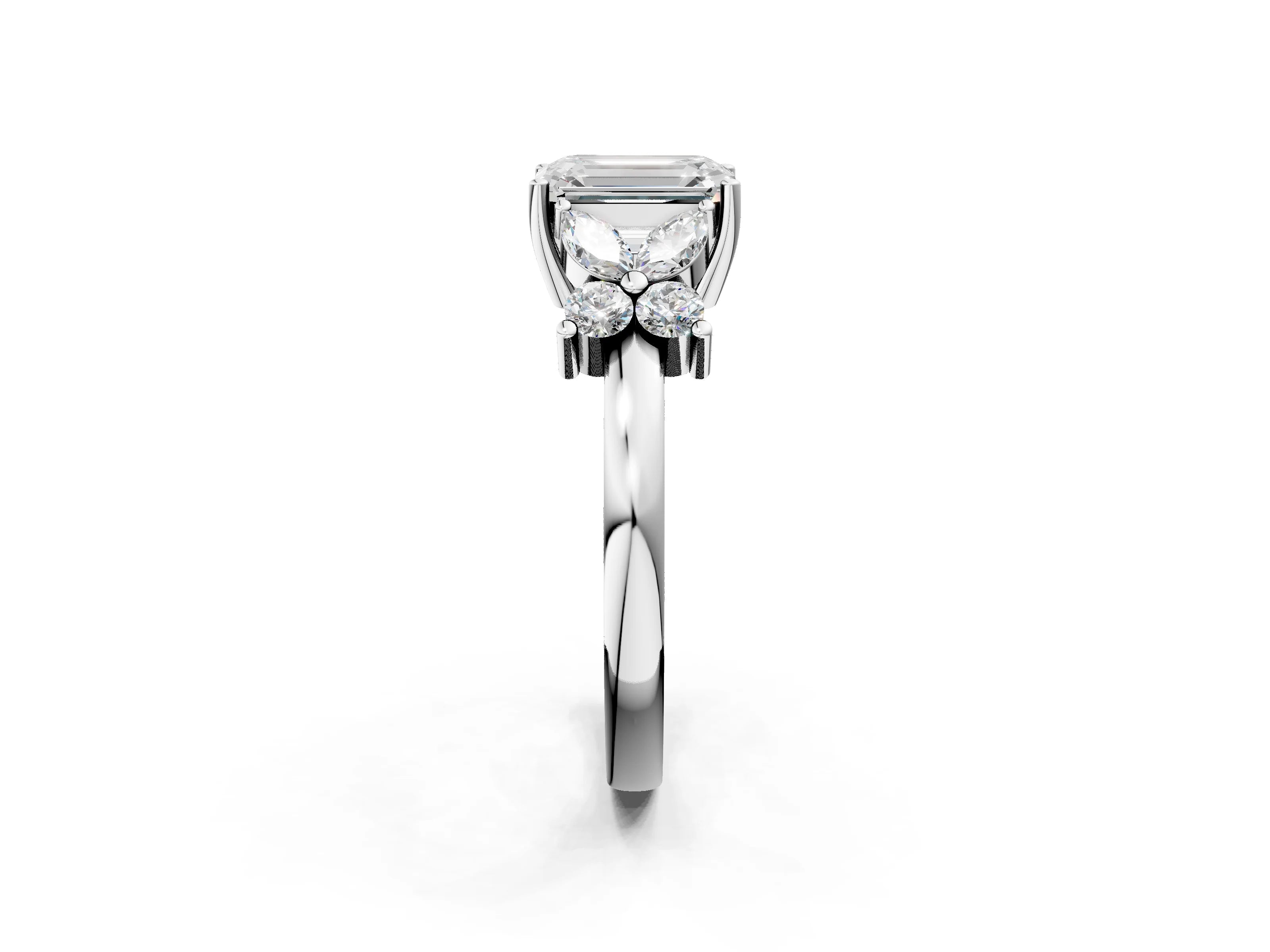 EMERALD NATURE INSPIRED RING