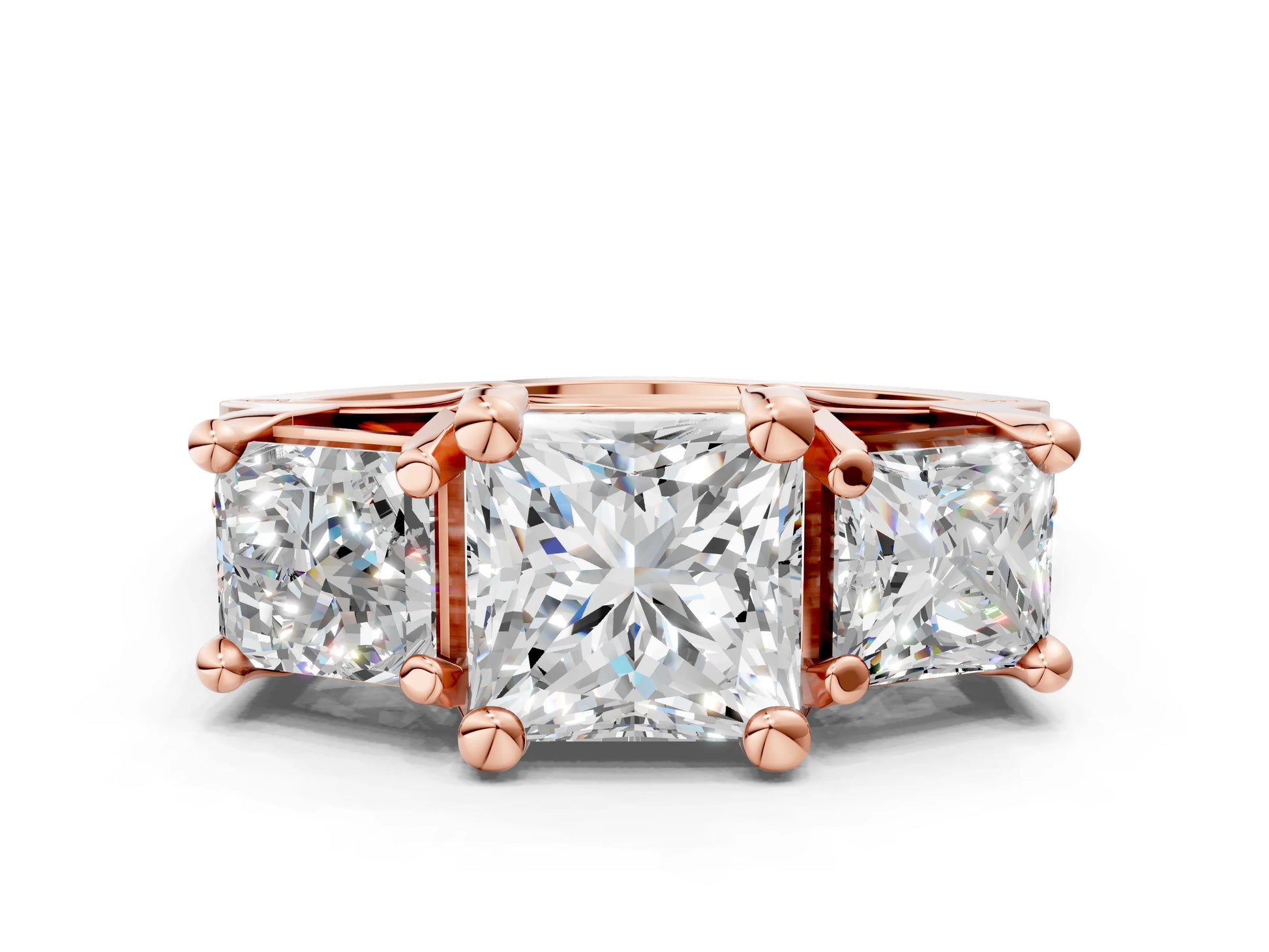 PRINCESS 3 STONE RING - M&D Signature Jewels