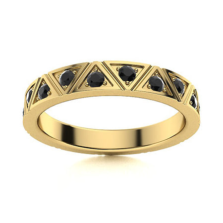 Black Diamond Wedding Ring