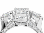 PRINCESS 3 STONE RING