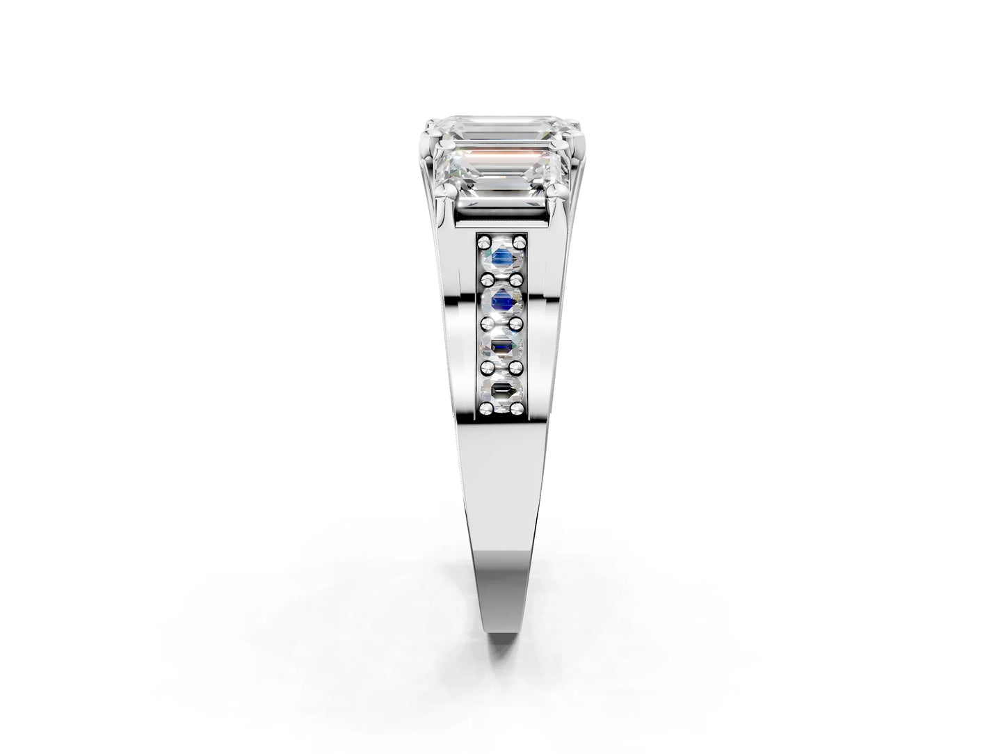 RADIANT 3 STONE RING - M&D Signature Jewels