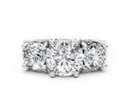 ROUND 3 STONE RING