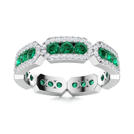 Emerald and Diamond Wedding