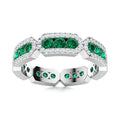 Emerald and Diamond Wedding