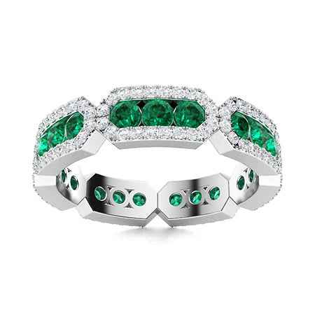 Emerald and Diamond Wedding