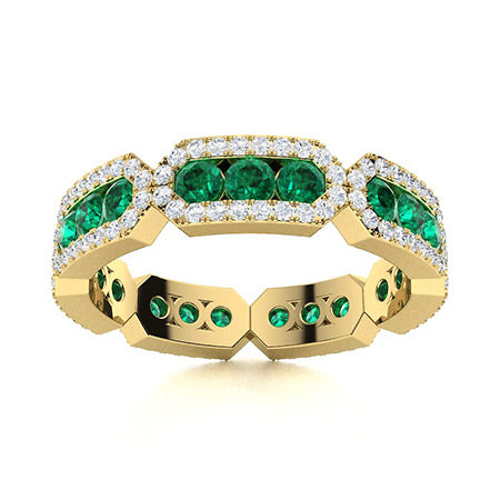 Emerald and Diamond Wedding