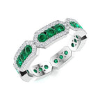 Emerald and Diamond Wedding