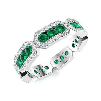 Emerald and Diamond Wedding