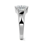CUSHION 3 STONE RING