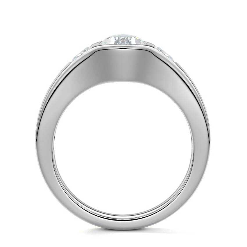 PEAR 3 STONE RING