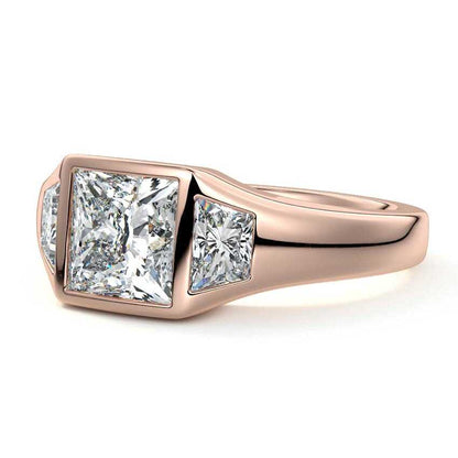 PRINCESS 3 STONE RING - M&D Signature Jewels