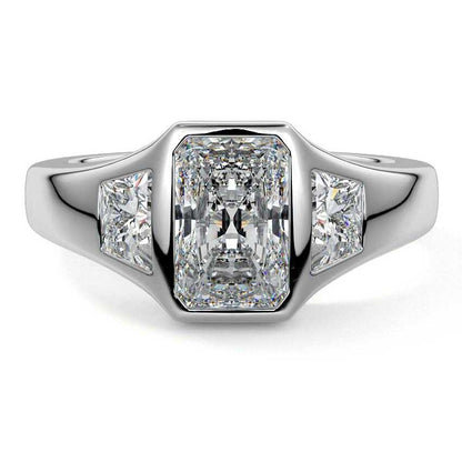 RADIANT 3 STONE RING - M&D Signature Jewels