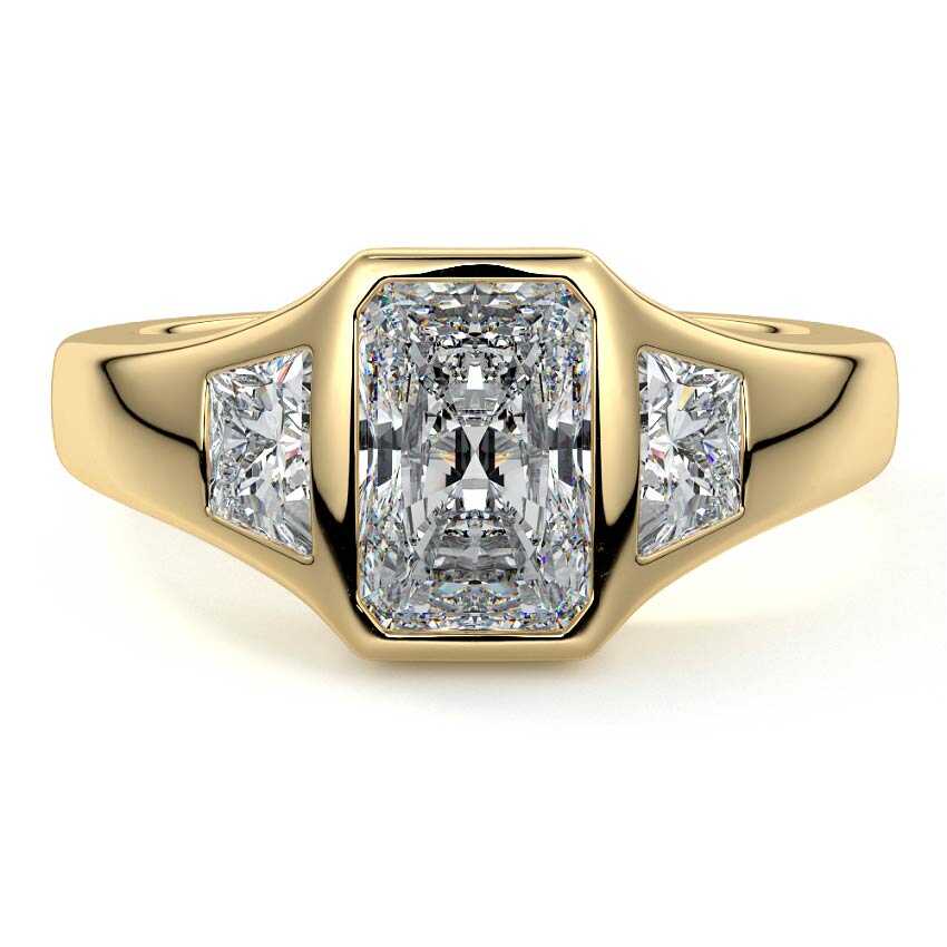 RADIANT 3 STONE RING - M&D Signature Jewels