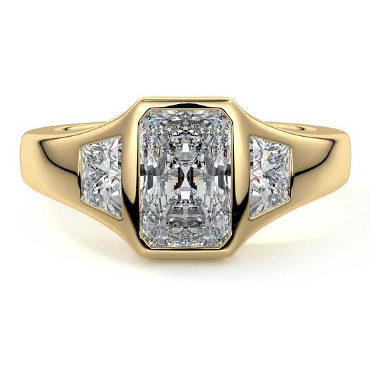 RADIANT 3 STONE RING - M&D Signature Jewels