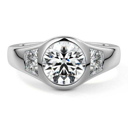 ROUND 3 STONE RING - M&D Signature Jewels