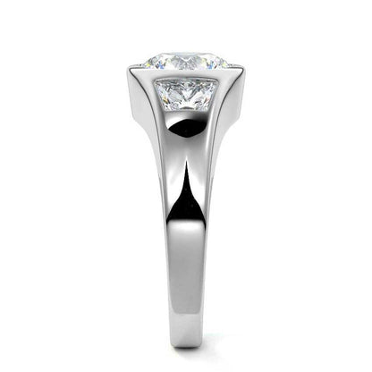 ROUND 3 STONE RING - M&D Signature Jewels