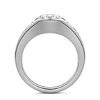 ROUND 3 STONE RING