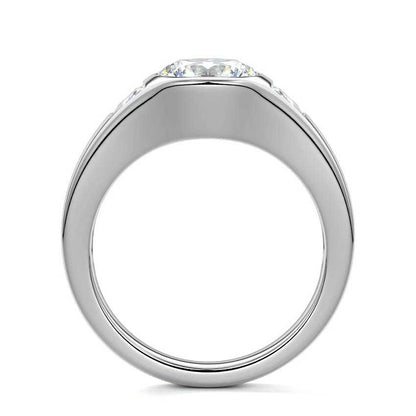 ROUND 3 STONE RING - M&D Signature Jewels