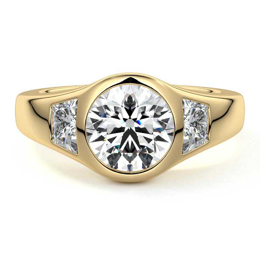 ROUND 3 STONE RING - M&D Signature Jewels