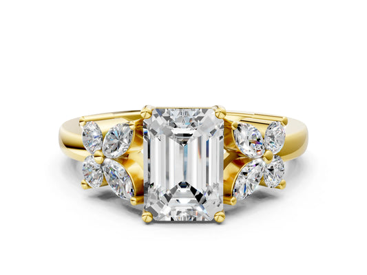 EMERALD NATURE INSPIRED RING - M&D Signature Jewels
