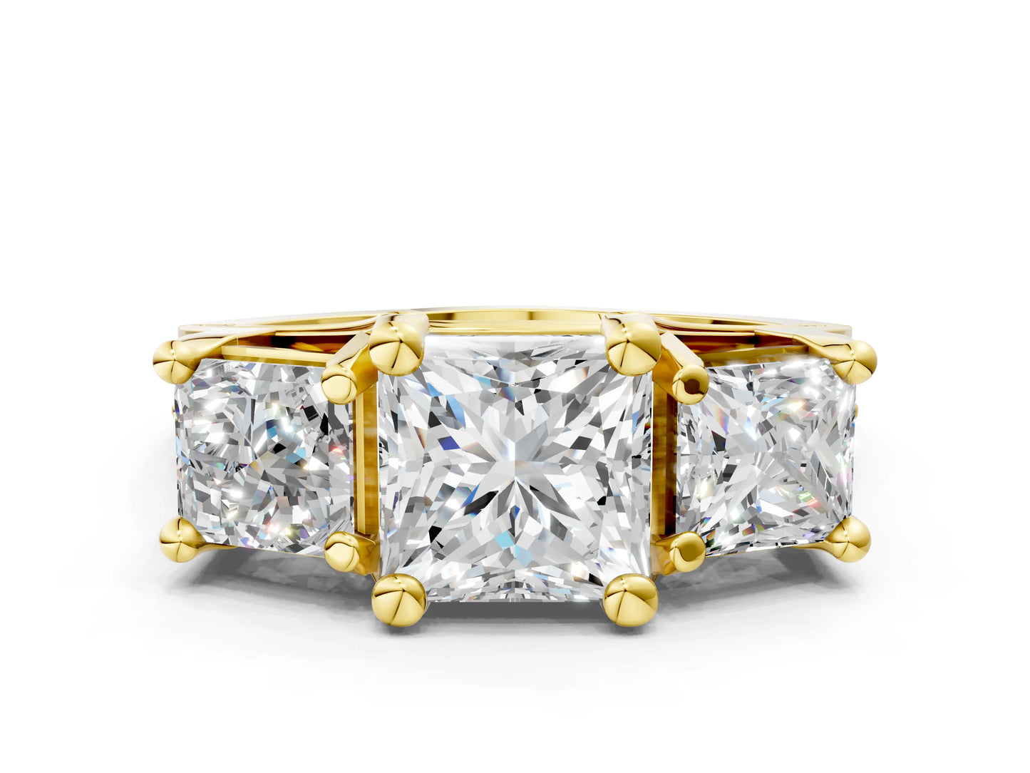 PRINCESS 3 STONE RING - M&D Signature Jewels