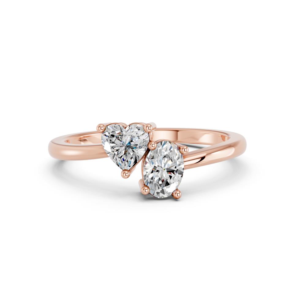 HEART & OVAL TOI MOI RING
