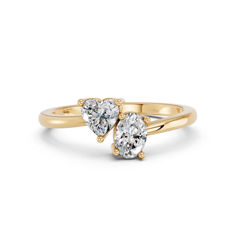 HEART & OVAL TOI MOI RING