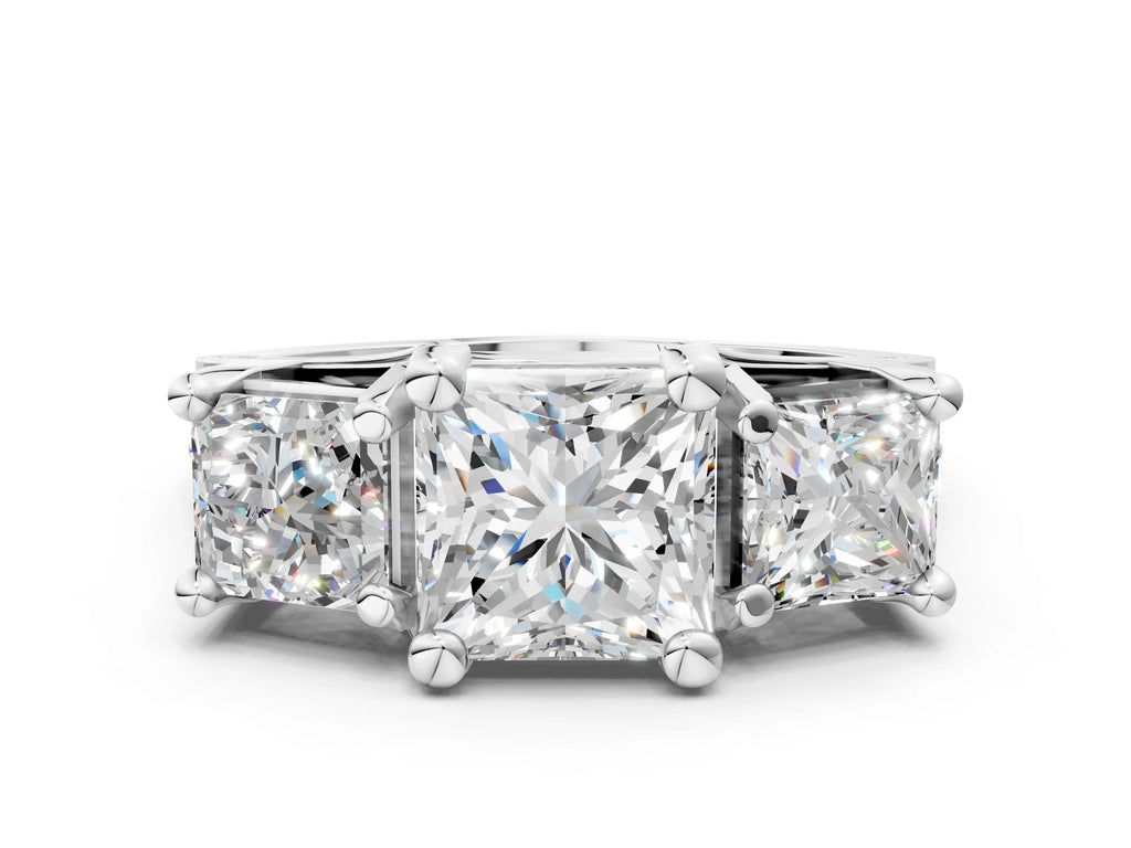 PRINCESS 3 STONE RING