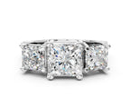 PRINCESS 3 STONE RING