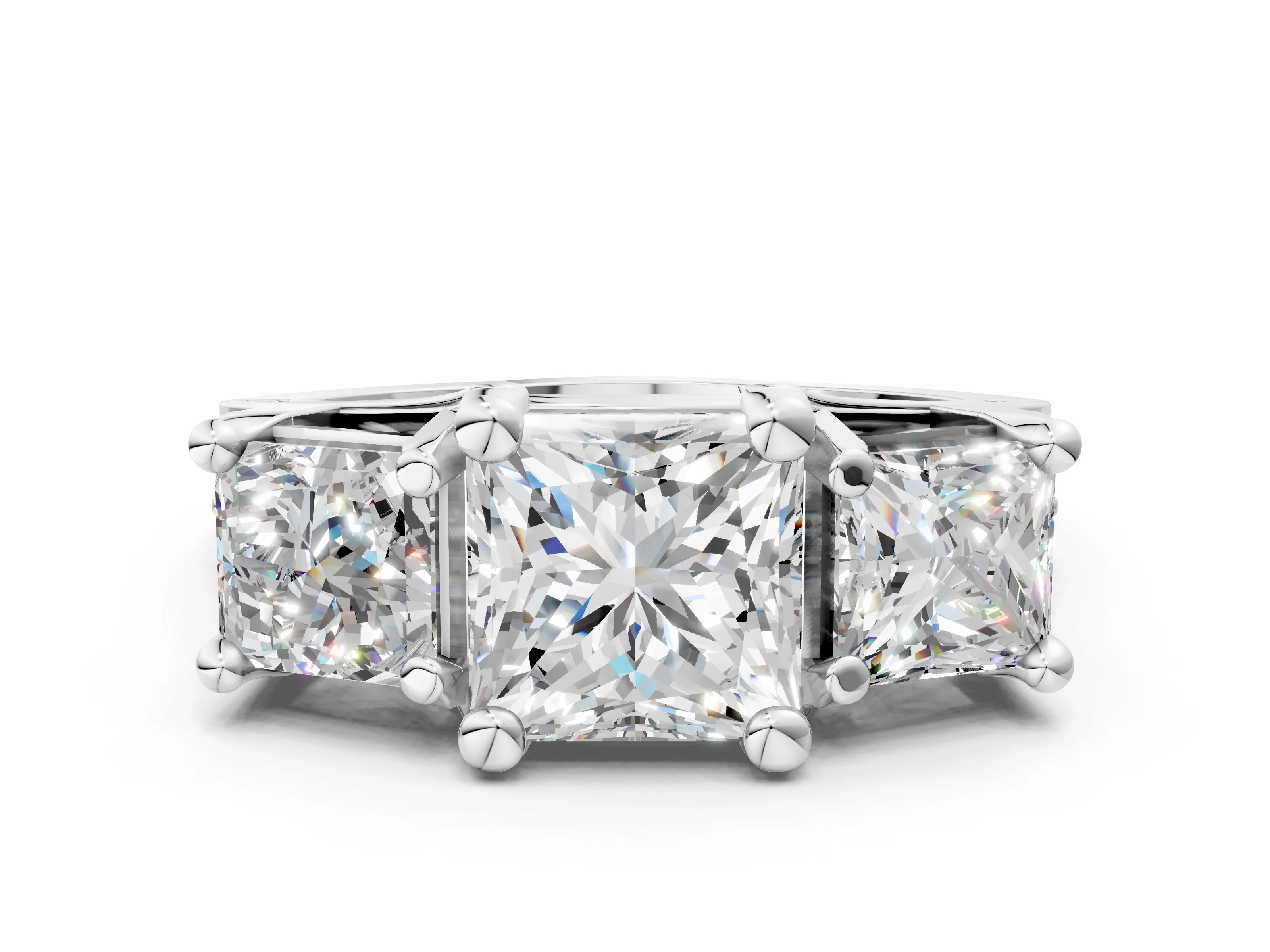 PRINCESS 3 STONE RING