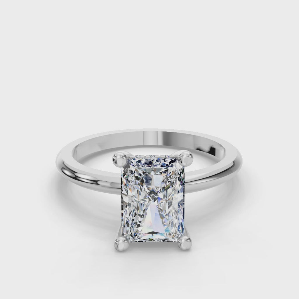 RADIANT HIDDEN HALO RING