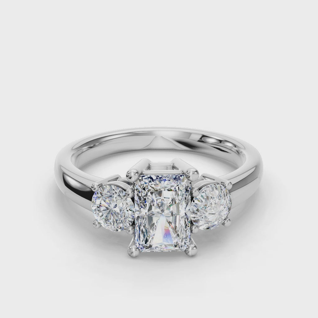 RADIANT 3 STONE RING