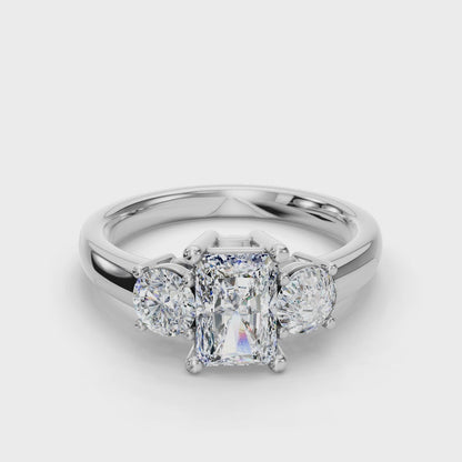 RADIANT 3 STONE RING