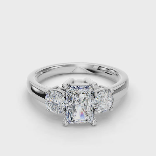 RADIANT 3 STONE RING