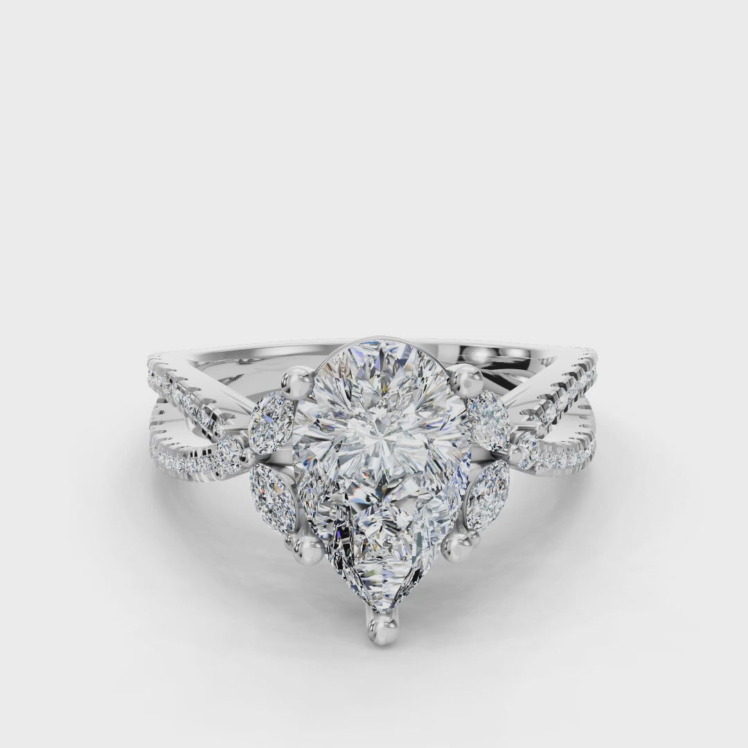 PEAR NATURE INSPIRED RING