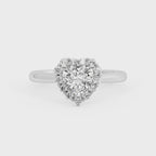 HEART HALO WITH HIDDEN HALO RING