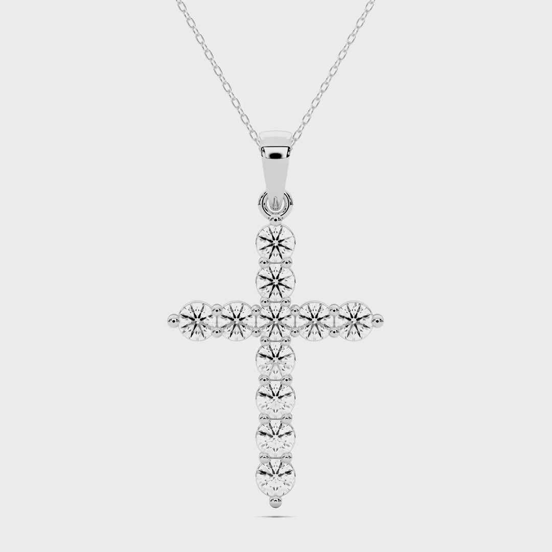 ROUND CROSS PENDANT
