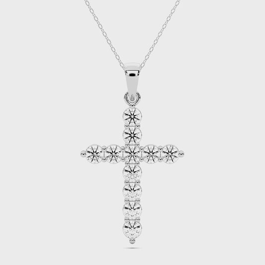 ROUND CROSS PENDANT