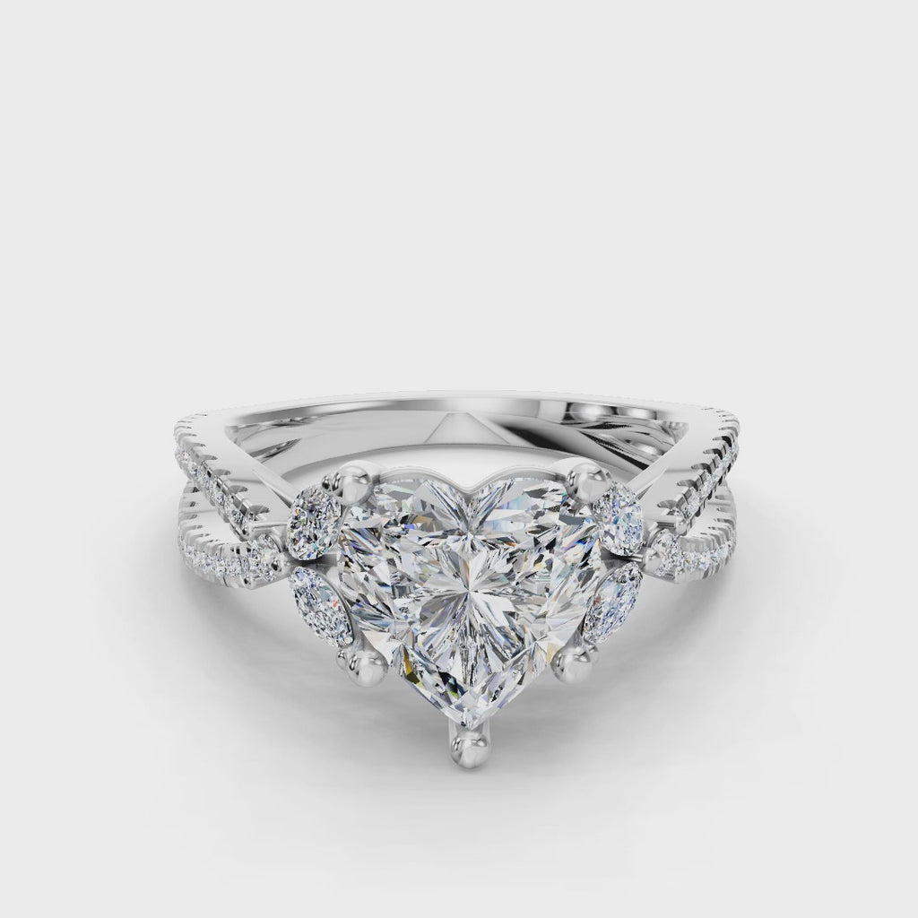 HEART NATURE INSPIRED RING