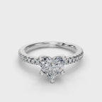 HEART PAVE RING