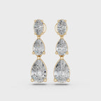 PEAR TEAR DROP EARRINGS