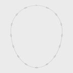ROUND DIAMONDS BY YARD NECKLACE
