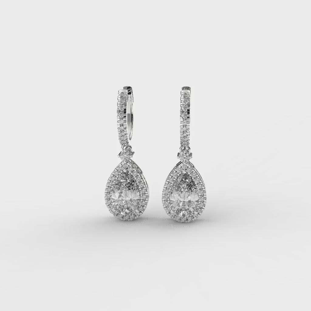 PEAR DROP EARRINGS